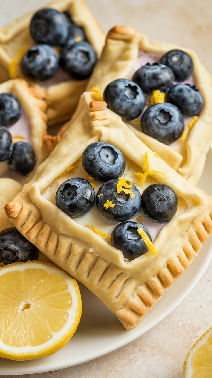 Mini Lemon Blueberry Hand Pies