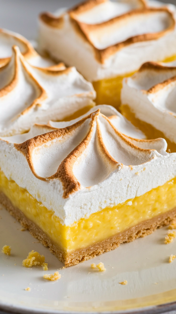 Layered Lemon Meringue Pie Bars