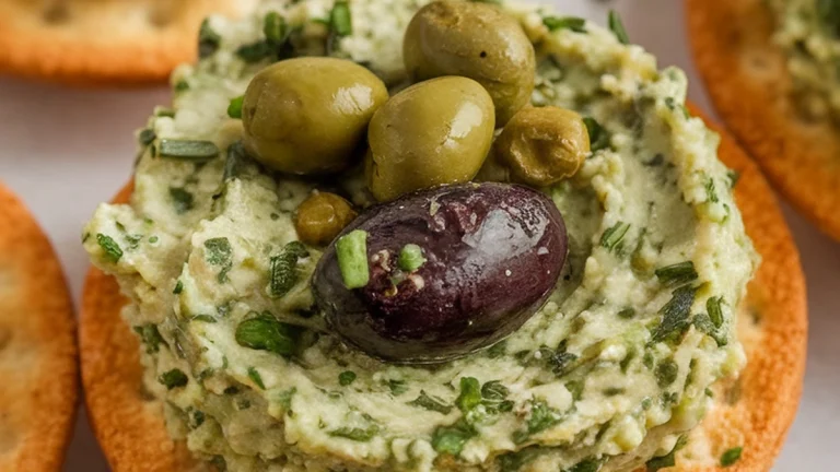 Maltese Galletti with Herb Olive Anchovy Dip - Featured