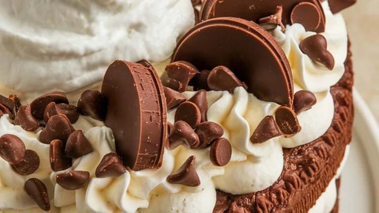 Mile High Chocolate Cream Pie - Featured