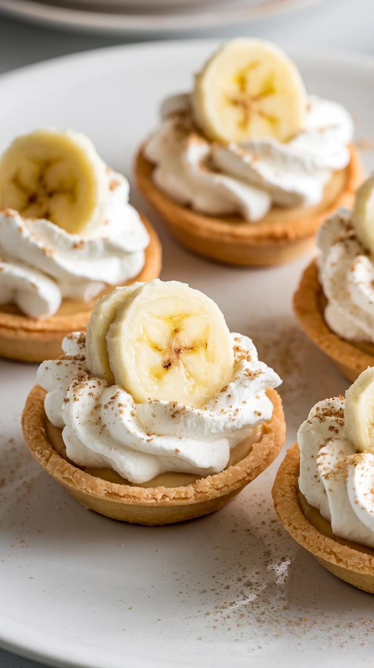 Bite-Sized Banana Cream Pies
