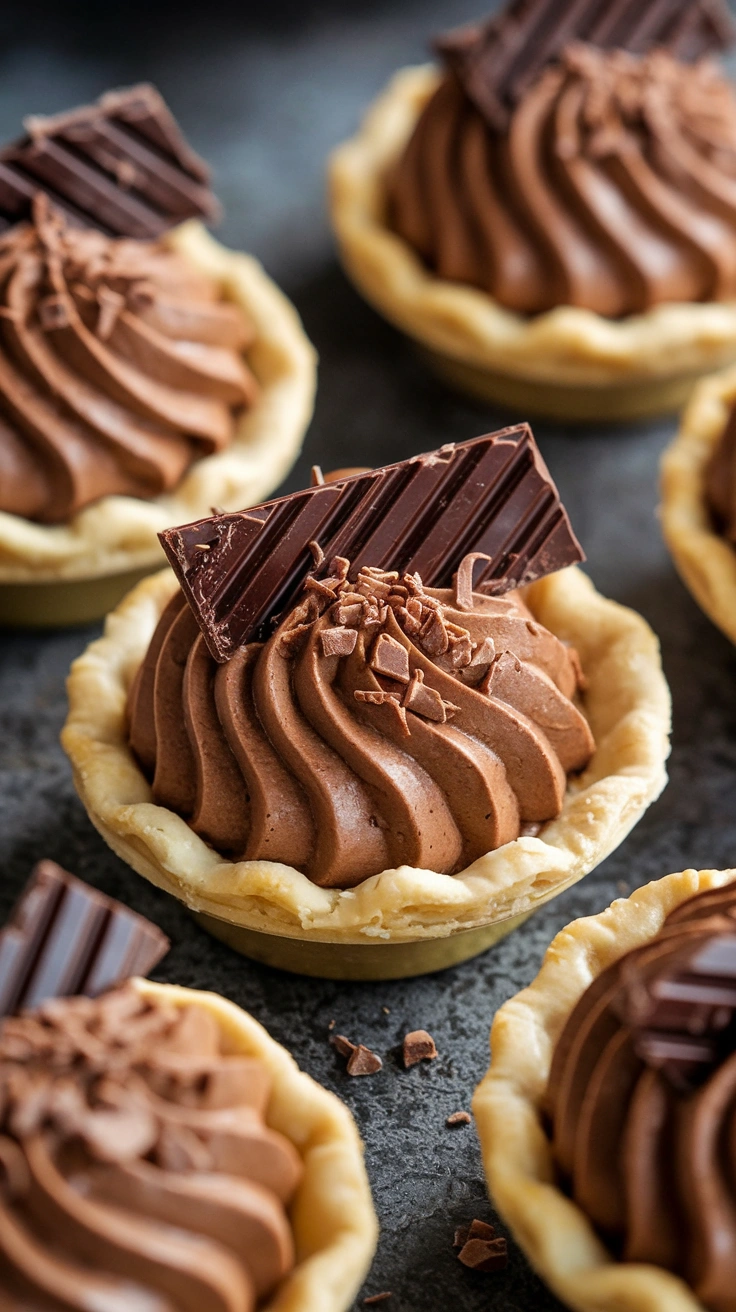 Individual Chocolate Cream Pies