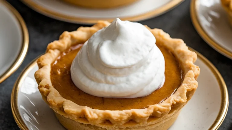 Mini Maple Pumpkin Pies - Featured