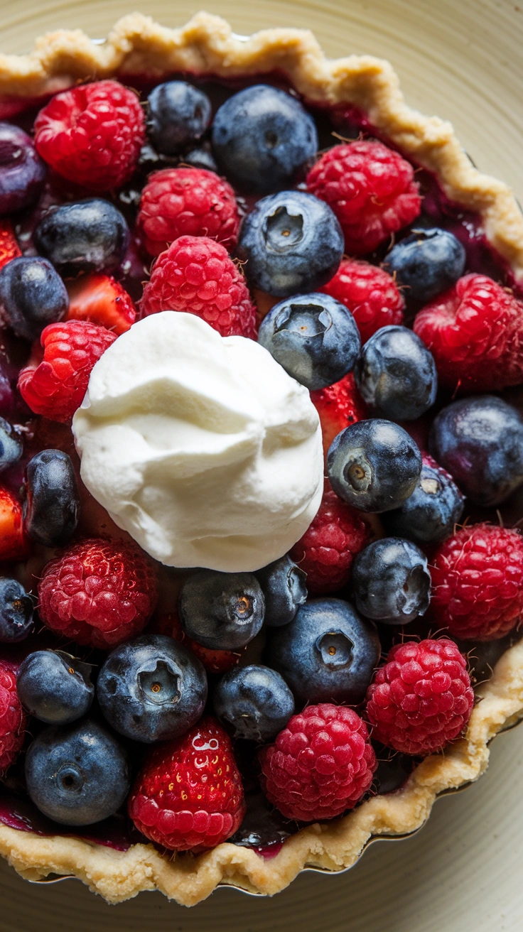 Homemade Mixed Berry Pie
