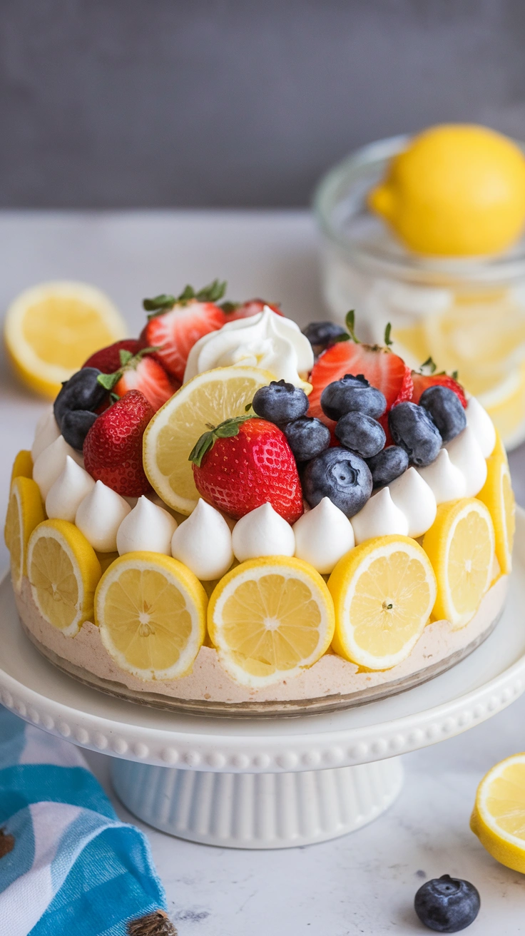 Quick No-Bake Lemon Icebox Pie