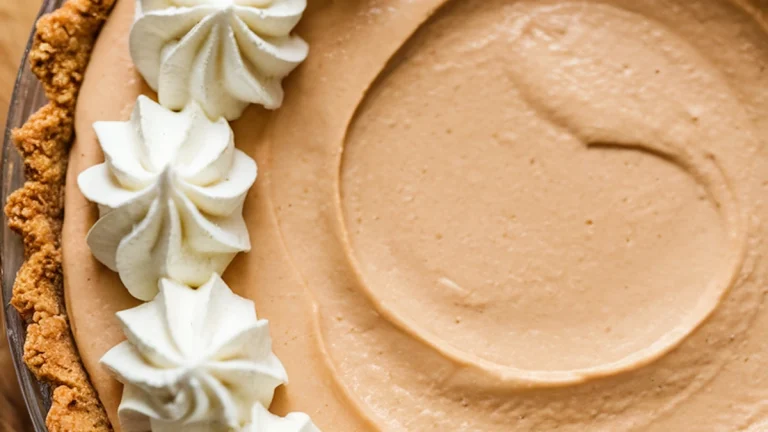 No Bake Peanut Butter Pie Recipe - Featured