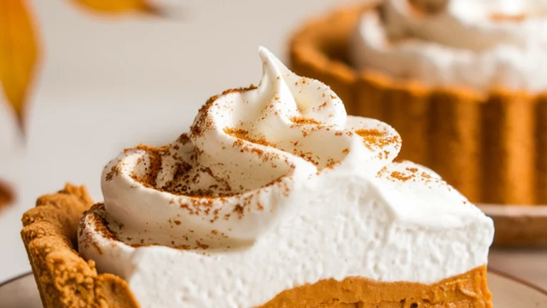 No Bake Pupkin Pie - Featured