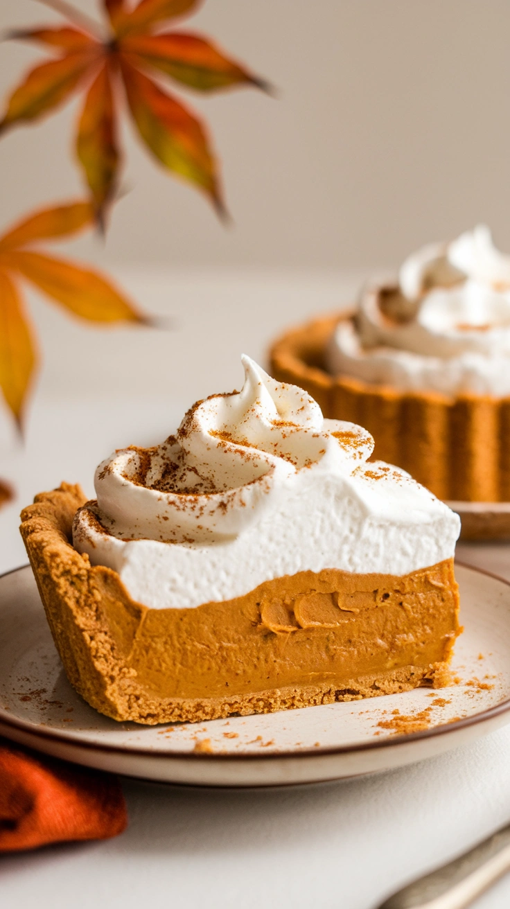 Easy No-Bake Pumpkin Pie