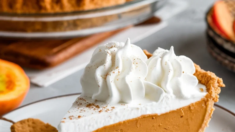 No Bake Pupkin Pie - Featured