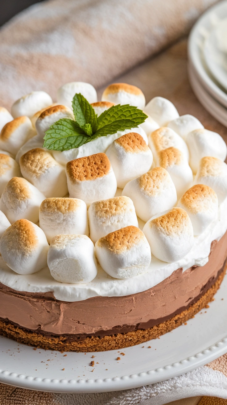 No-Bake S'mores Pie