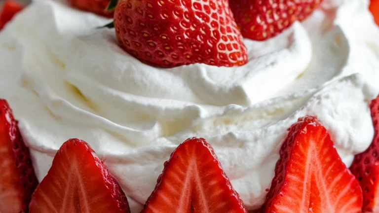No Bake Strawberry Pie - Featured