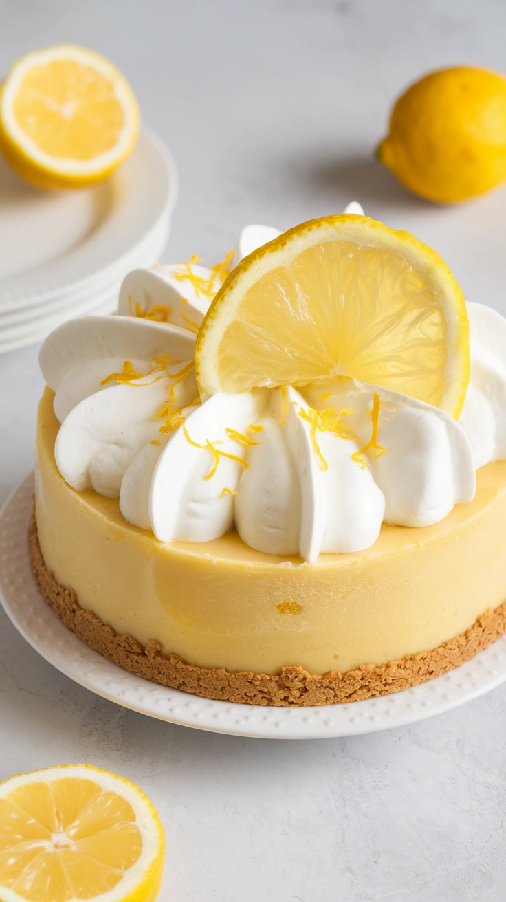 Old-Fashioned Lemon Icebox Pie with Condensed Milk