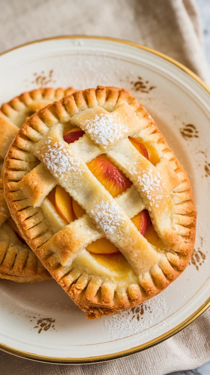 Baked Peach Hand Pies