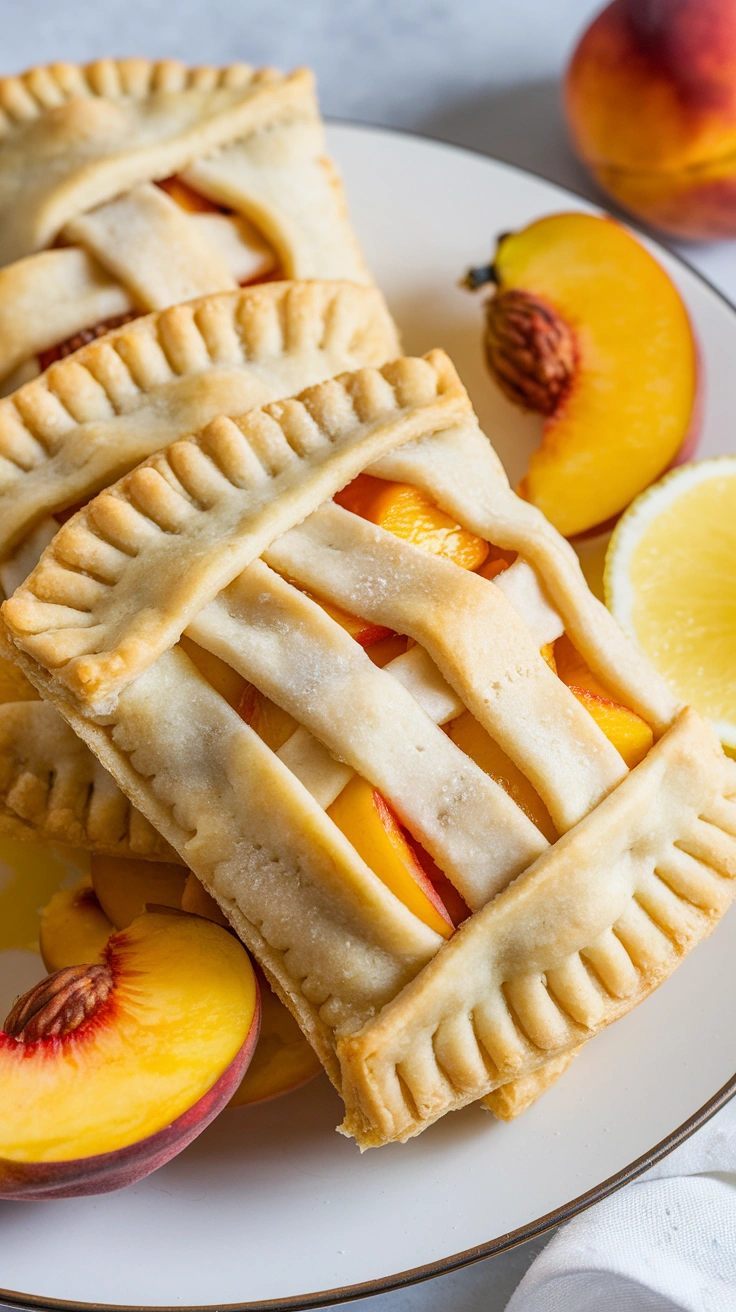 Flaky Peach Hand Pies