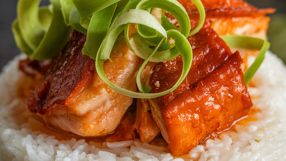 Rice with Palm Nut and Smoked Catfish - Featured