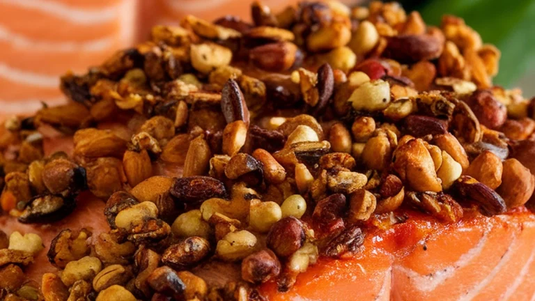 Salmon with Acorn Crust - Featured