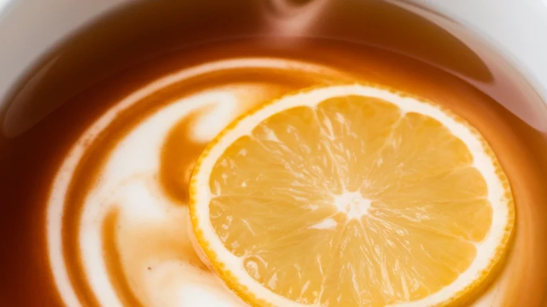 Steeped Tea with Milk or Lemon - Featured