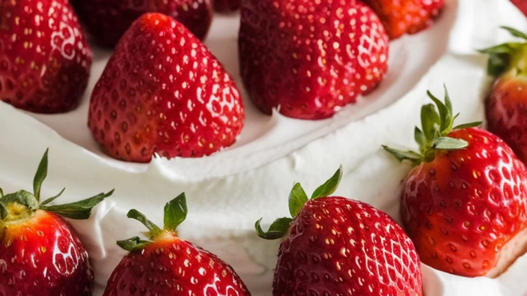 Strawberry Cream Pie - Featured