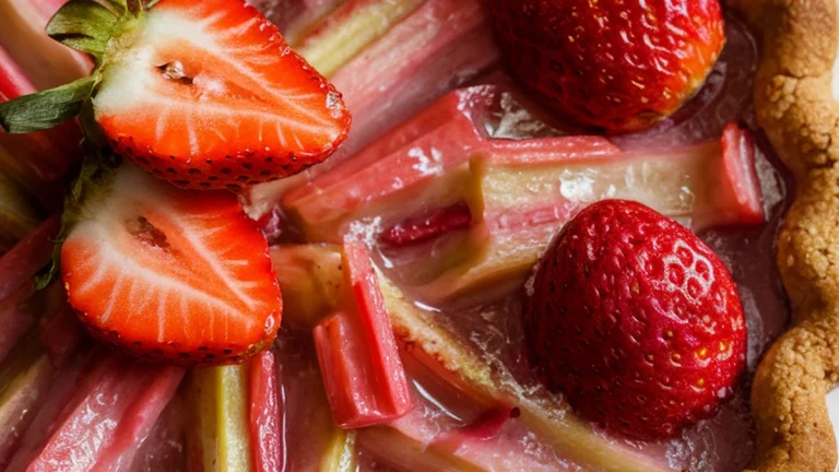 Strawberry Rhubarb Pie Recipe - Featured