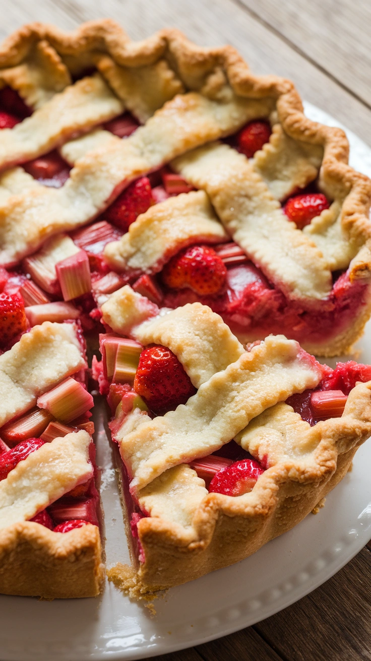 Classic Strawberry Rhubarb Pie