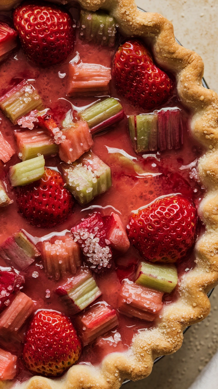Classic Strawberry Rhubarb Pie