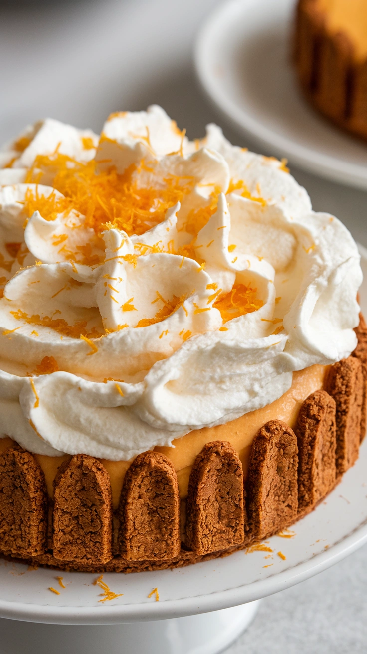 Fresh Tangerine Cream Pie