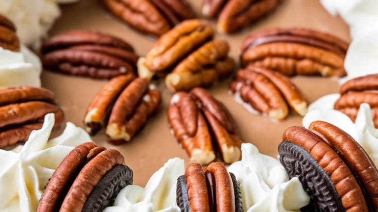 Turtle Pie - Easy No Bake Caramel Chocolate Recipe - Featured