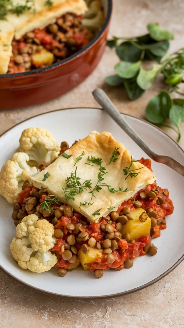 Hearty Vegan Lentil Shepherd's Pie