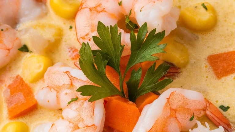 Corn and Shrimp Chowder - Featured