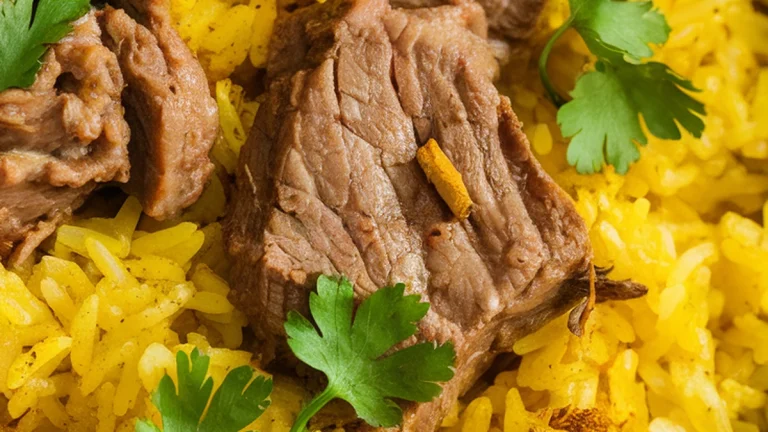 East African Beef Pilaf - Featured