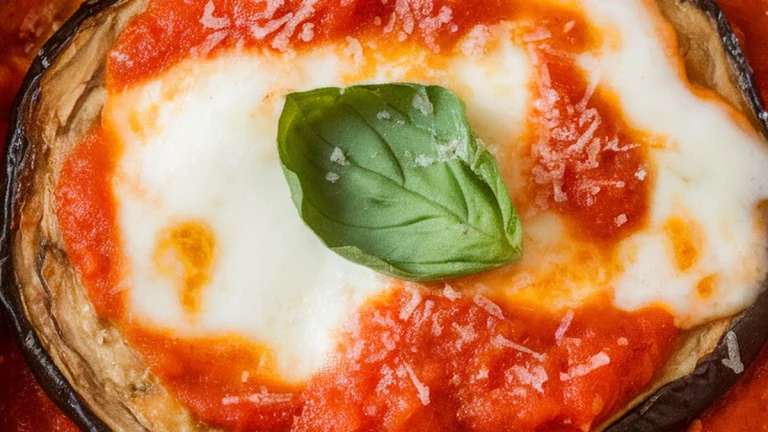 Eggplant Parmesan (Melanzane alla Parmigiana) I - Featured