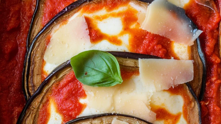 Eggplant Parmesan (Melanzane alla Parmigiana) II - Featured