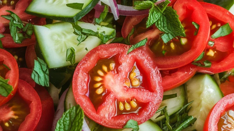 Egyptian Tomato Salad - Featured