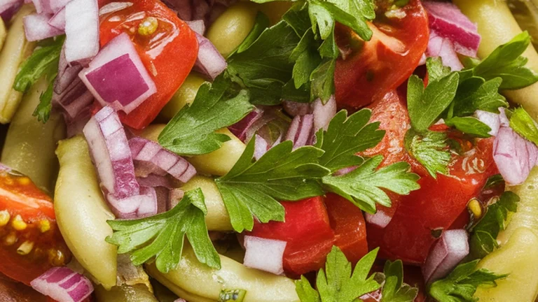 Ensalada de Pallares (Peruvian Lima Bean Salad) - Featured