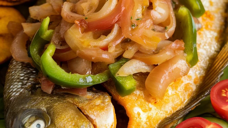 Firire (Senegalese Fried Fish with Sauce) - Featured