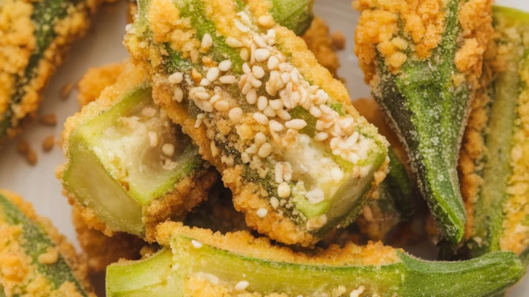 Fried Okra - Featured