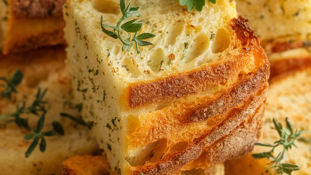 Garlic Croutons III - Featured