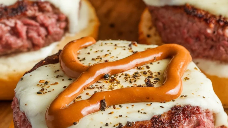 Hamburgers Encrusted with Black Pepper - Featured