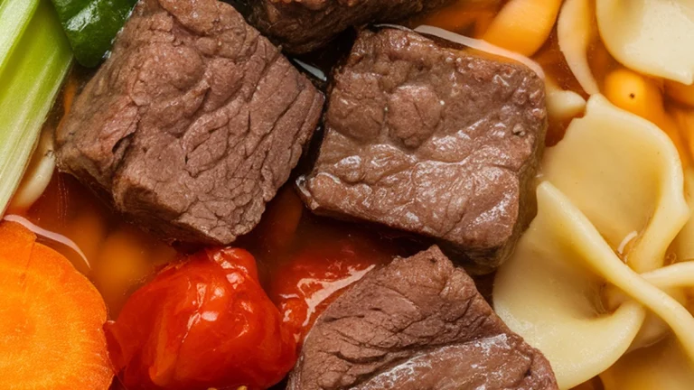 Hearty Beef Vegetable Soup - Featured