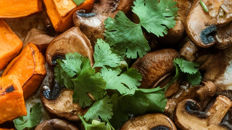 Ibijumba n'Ubwoko (Rwandan Sweet Potato and Mushroom Dish) - Featured