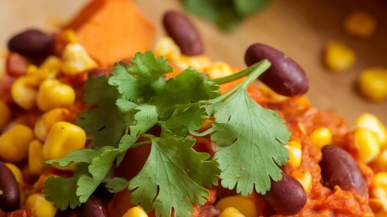 Ikijumba n'Umutsima (Rwandan Sweet Potato Stew with Corn and Bean Dish) - Featured