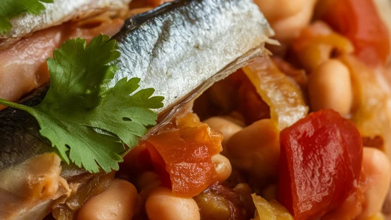 Ikinyomoro n'Ibishyimbo (Rwandan Smoked Fish with Beans) - Featured