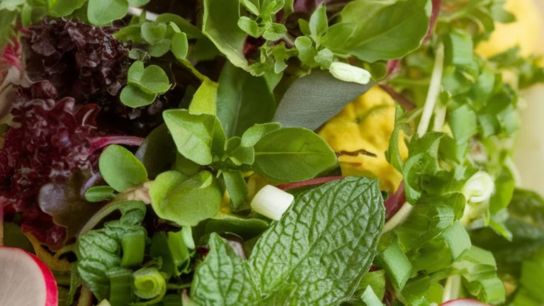 Kanachi (Armenian Herb Salad) - Featured