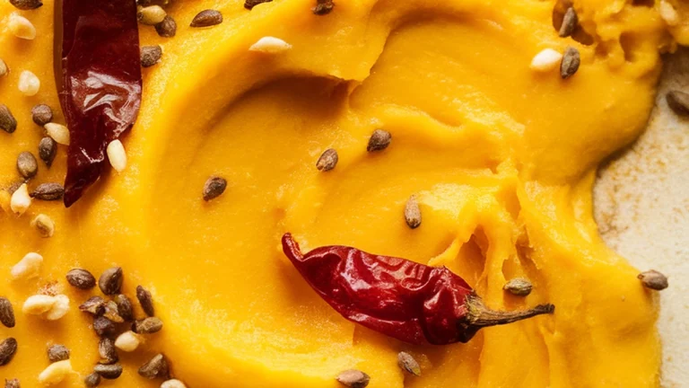Kerala Pachadi (Coconut Mango Condiment) - Featured