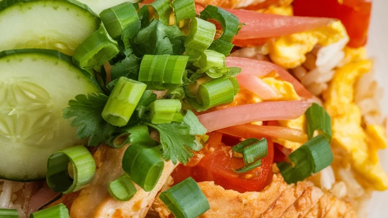 Khao Pad Gai (Thai Chicken Fried Rice) - Featured